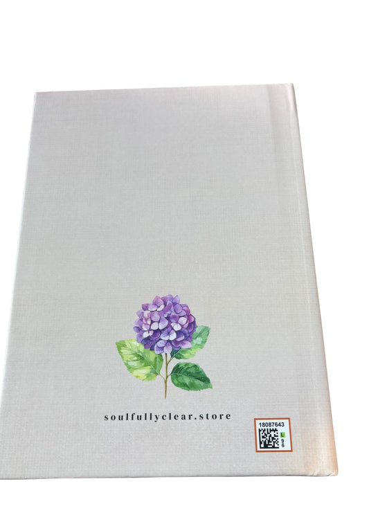 Purpose Journal — Romans 8:28 Hardcover Notebook | Write Your Vision - Soulfully Clear