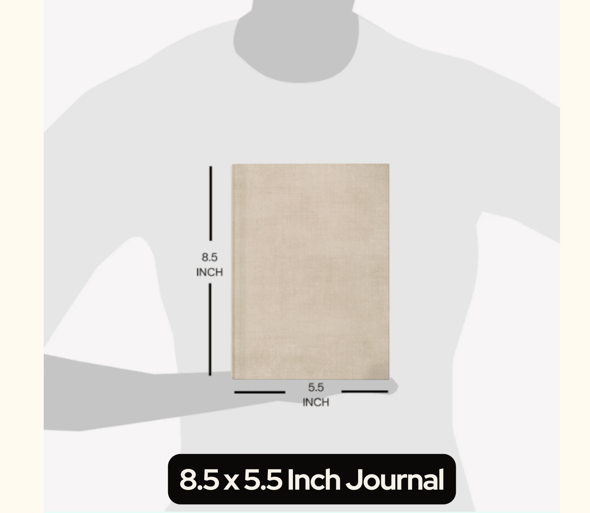 Purpose Journal — Romans 8:28 Hardcover Notebook | Write Your Vision - Soulfully Clear