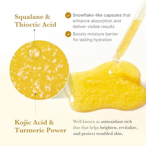 medicube Kojic Acid Renew & Smooth Duo for Troubled Skin: Kojic Acid Turmeric Clarifying Toner Pad and Kojic Acid Turmeric Clarifying & Balancing Capsule Serum