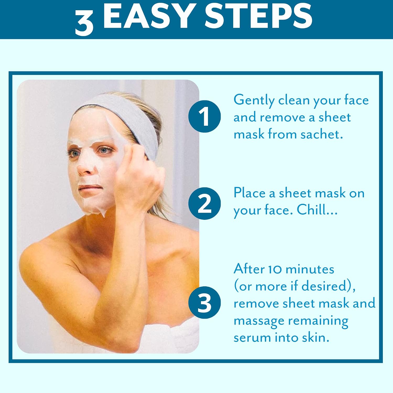 Patchology Hydrate FlashMasque Sheet Mask with Hyaluronic Acid | 2pk | Facial Sheet Mask to Moisturize Skin in 5 Minutes | Revitalizing Serum for Men & Women