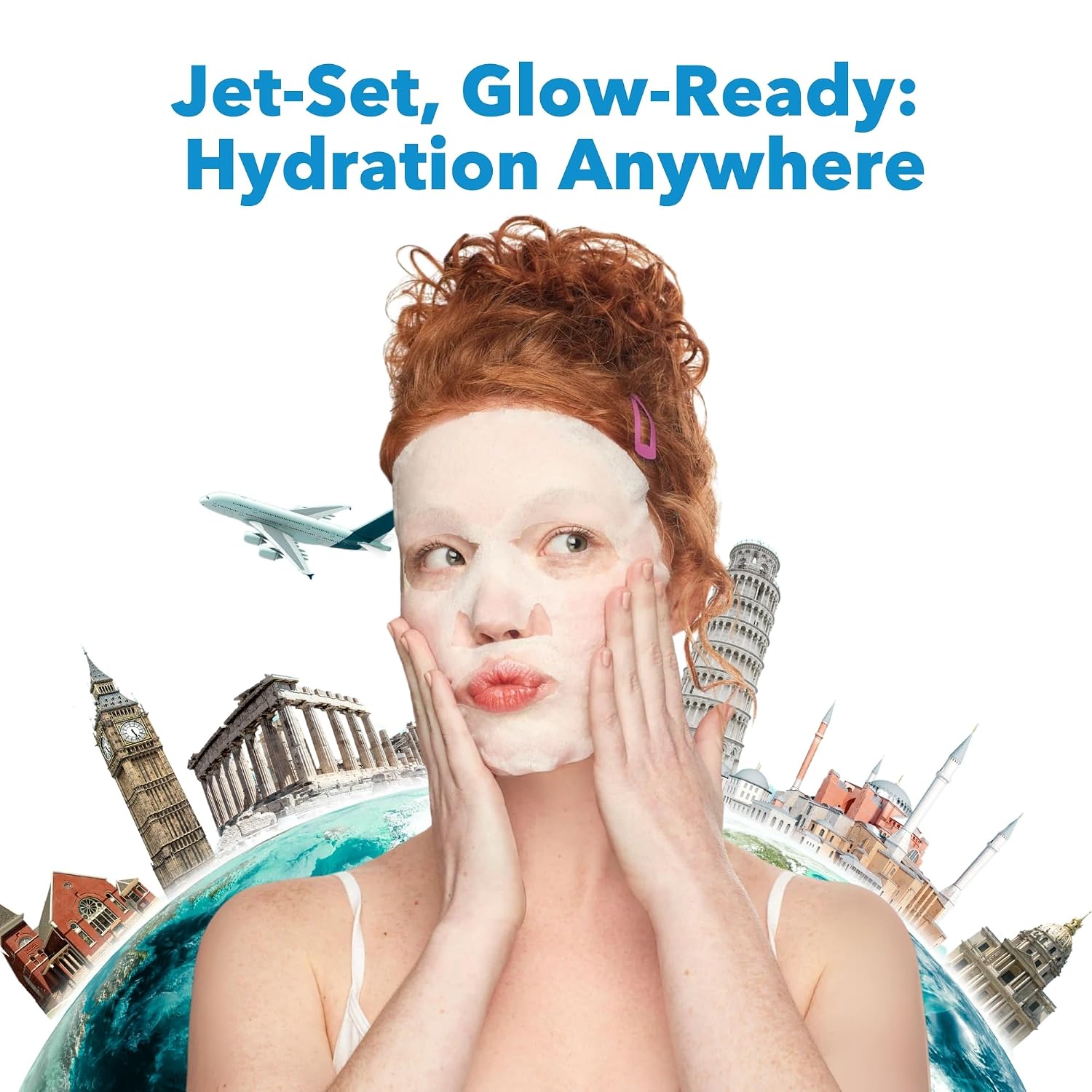 Patchology Hydrate FlashMasque Sheet Mask with Hyaluronic Acid | 2pk | Facial Sheet Mask to Moisturize Skin in 5 Minutes | Revitalizing Serum for Men & Women