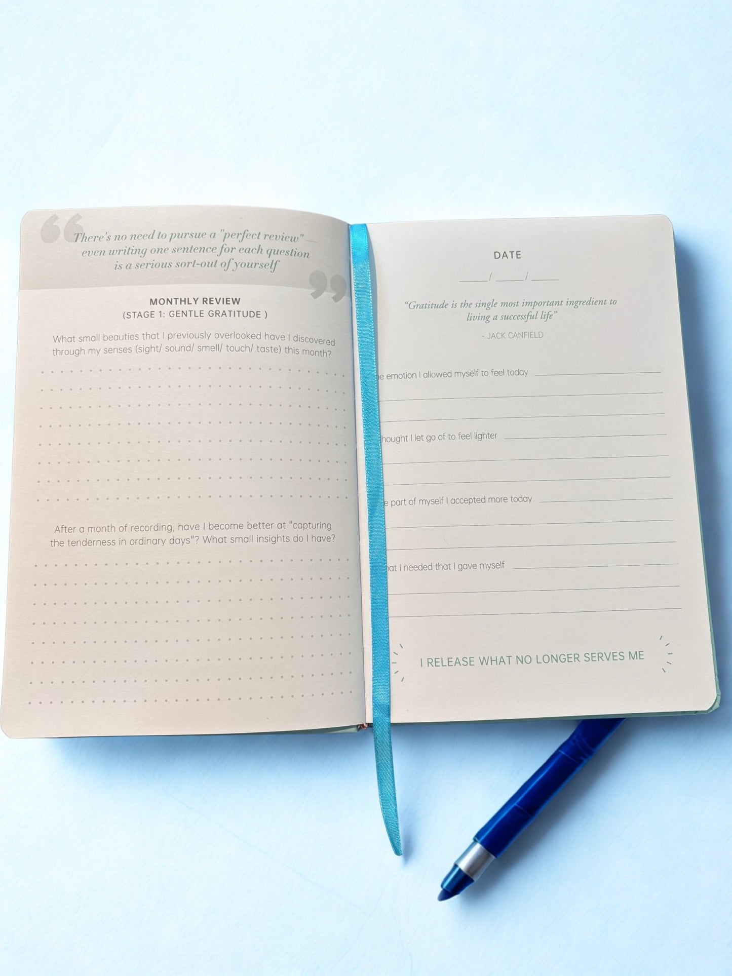 Soulfully Clear Gratitude Hardcover Journal with Prompts - Soulfully Clear