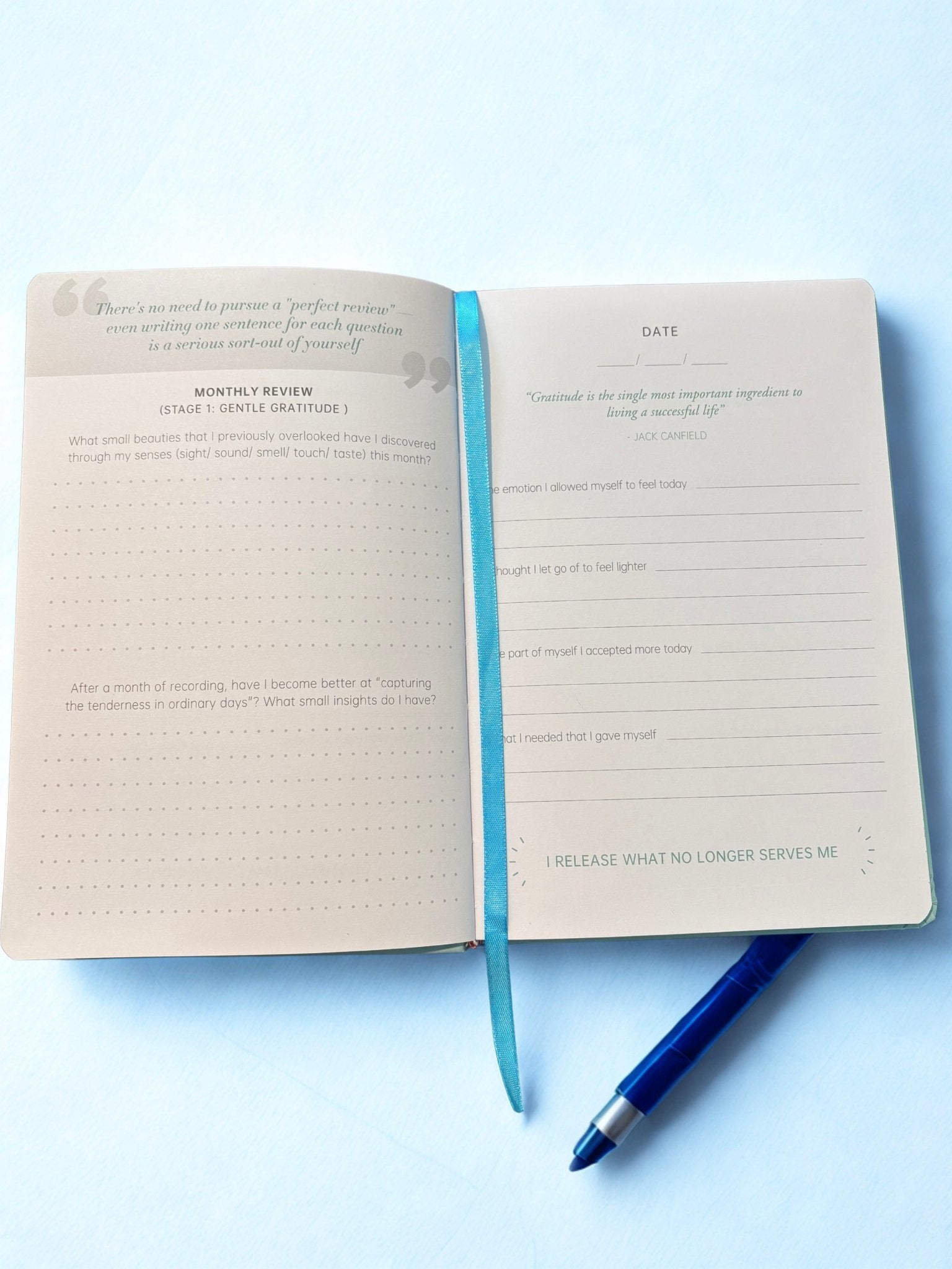 Soulfully Clear Gratitude Hardcover Journal with Prompts - Soulfully Clear