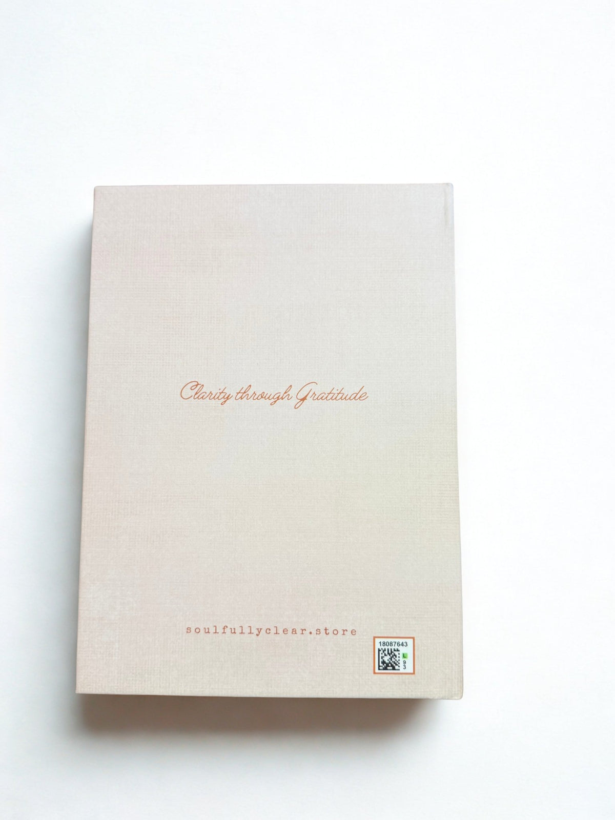 My Gratitude Journal — Blank Sunflower Hardcover | Start Your Day with Intention - Soulfully Clear