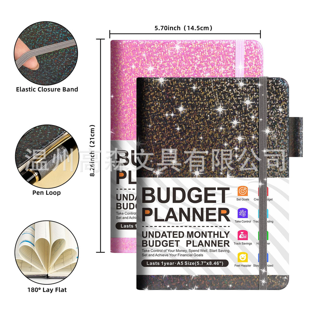 Budget Notebook Monthly Planner - Soulfully Clear