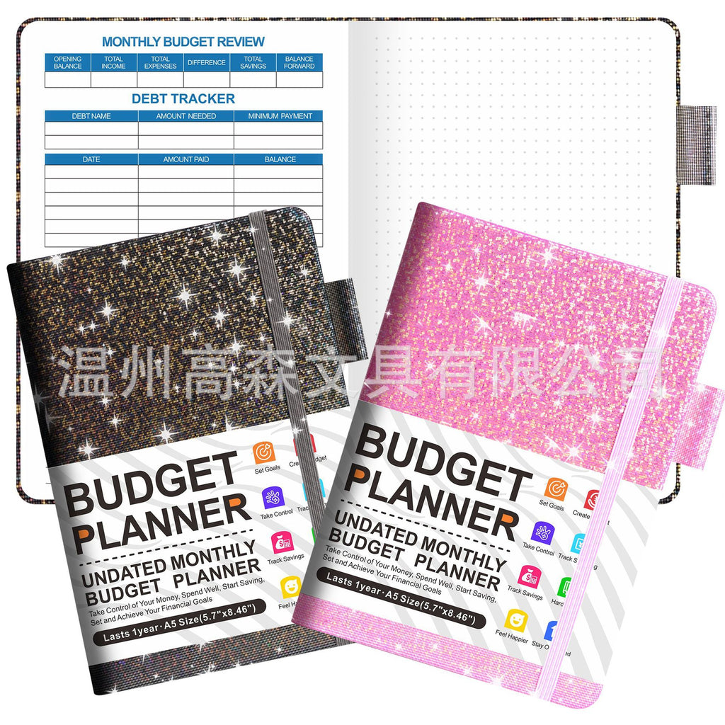 Budget Notebook Monthly Planner - Soulfully Clear