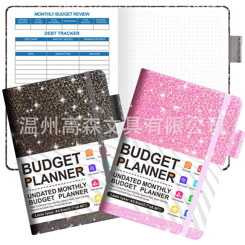 Budget Notebook Monthly Planner - Soulfully Clear