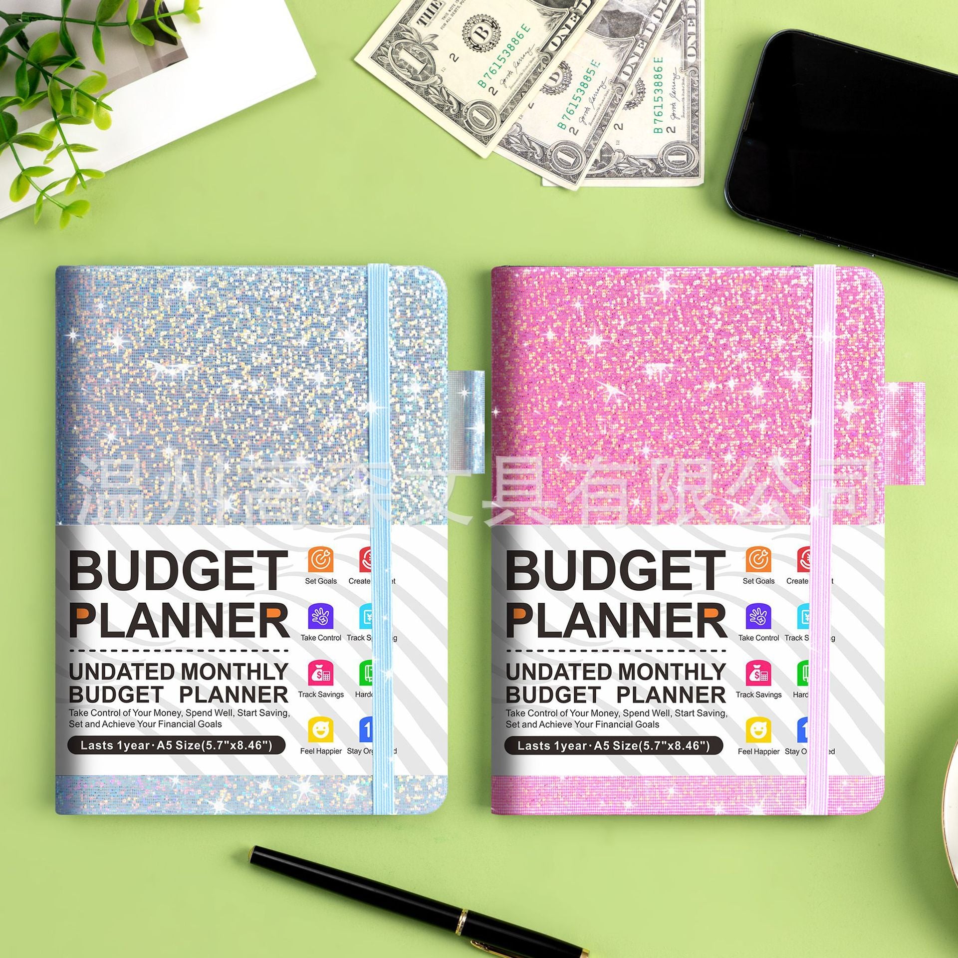 Budget Notebook Monthly Planner - Soulfully Clear