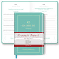 1Pc Green Gratitude Journal Hardcover Mindfulness Diary, Daily Reflection Notebook with Thick Paper & Ribbon Bookmark