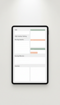 Daily Intention Setting Template PDF