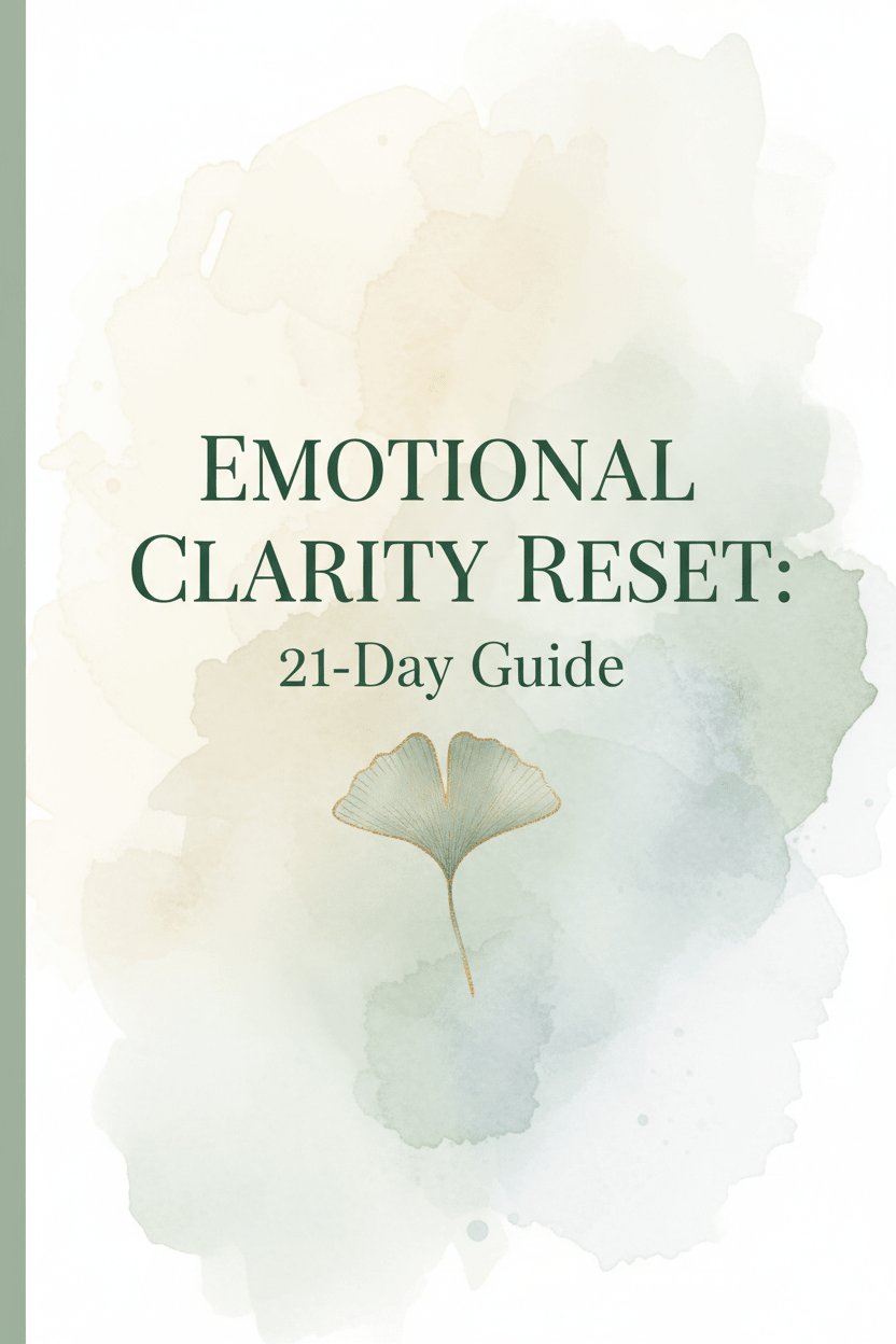 Emotional Clarity 21 Day Reset Journal - Soulfully Clear