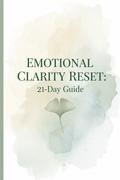 Emotional Clarity 21 Day Reset Journal - Soulfully Clear